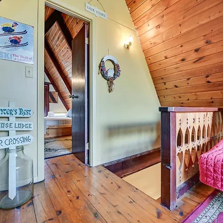 Charming Hunter A-Frame Walk To Ski Lift! Lanesville Exterior photo